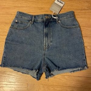 Everlane Way High jean short NWT